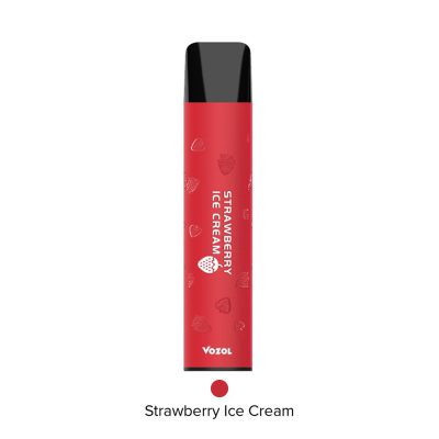 پاد ووزول بار اس توت فرنگی و خامه و یخ Vozol Bar S Pod Device 2ml Strawberry Ice Cream |