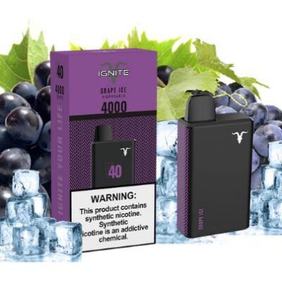 پاد یکبارمصرف 4000 پاف انگور یخ ایگنیت
