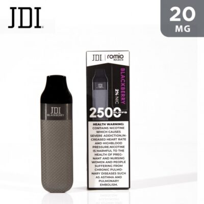 پاد یکبارمصرف 2500 پاف توت سیاه JDI